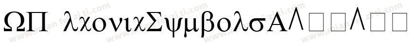WP lconicSymbolsA-普通字体转换